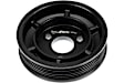 32427553955PRM Series Power Steering Pump Pulley - Black, Aluminum, Direct Fit, Sold Individually