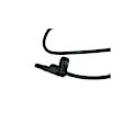 34526870077 Rear, Driver or Passenger Side OE Replacement Series ABS Speed Sensor Sold Individually