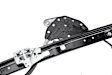 2002 BMW 330xi - Front, Driver Side Power Window Regulator, Without Motor, OE Replacement Series
