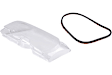 63128382191KIT APA/URO Parts OE Replacement Headlight Lens - Clear, Direct Fit, Sold Individually