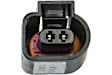2012 Audi Q7 - Front, Driver or Passenger Side Brake Pad Sensor, With 350 x 34 mm. Rotors