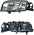 8693553 Driver Side Halogen Headlight, With bulb(s), OE Replacement, Sedan, OE Replacement Series