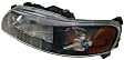 8693563 Driver Side Halogen Headlight, With bulb(s), OE Replacement, Wagon, OE Replacement Series