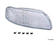 2001 Volvo V70 - APA/URO Parts OE Replacement Headlight Lens - Clear, Plastic, Direct Fit, Sold Individually