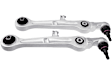 2004 Audi A4 - Front, Driver and Passenger Side Control Arm, APA/URO Parts OE Replacement