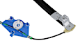 2002 Audi A4 - Rear, Passenger Side Power Window Regulator, Without Motor, URO Premium Parts