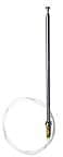 9000001317 APA/URO Parts OE Replacement Antenna Mast - Polished, Stainless Steel, Direct Fit, Sold Individually