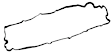 2003 Porsche Cayenne - Passenger Side Valve Cover Gasket