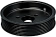 2009 Porsche Cayenne - Serpentine Power Steering Pump Pulley, Exclude: Active Sway Bar, Black, Aluminum