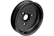 2009 Porsche Cayenne - Serpentine Power Steering Pump Pulley, Exclude: Active Sway Bar, Black, Aluminum