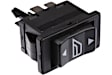 1988 Jaguar XJS - Front Or Rear, Passenger Side Window Switch, Production Date Range: From 01-1987, Black, OE Replacement Series