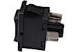 1988 Jaguar XJS - Front Or Rear, Passenger Side Window Switch, Production Date Range: From 01-1987, Black, OE Replacement Series