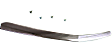 Hood Molding, 4 Cyl., 2.4L Engine, Chrome