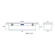 EC10331 Truck Tool Box Low Profile Series