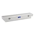 EC10351 Universal Slim-Line Crossover Truck Tool Box, Bright Aluminum, 63.8 in. Length x 12.75 in. Width  x 10.3 in. Height, 3.4 cu. ft. Capacity, Sold Individually