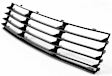 Front, Center Bumper Grille, Black