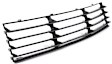 Front, Center Bumper Grille, Black