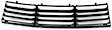 Front, Center Bumper Grille, Black