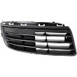Front, Passenger Side, Outer Bumper Grille, Textured Black, For Models without Fog Light