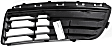 Front, Passenger Side, Outer Bumper Grille, Textured Black, For Models without Fog Light