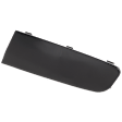 Front, Driver Side Bumper Trim, Black