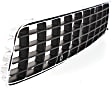 Grille Assembly, Chrome Shell with Painted Black Insert