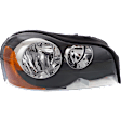 2003-2014 Volvo XC90 - Passenger Side Headlight, with Bulb, Halogen, Clear Lens
