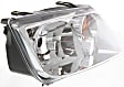 2005 Volkswagen Jetta - Passenger Side Halogen Headlight, With bulb(s), 4th Gen, From VIN No. 2108642, OE Replacement