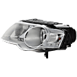 Driver Side Headlight, with Bulb, Halogen, Clear Lens, CAPA Certified