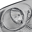 2006-2009 Volkswagen GTI - Driver Side Halogen Headlight, with Bulb, Clear Lens
