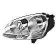 2006-2009 Volkswagen GTI - Driver Side Halogen Headlight, with Bulb, Clear Lens