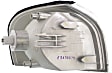 Driver Side Halogen Corner Light, With bulb(s)