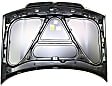 1999 Volkswagen Jetta - Factory Style Steel Hood, Primed, CAPA Certified