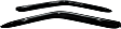 192006 Front Window Visor, Smoke