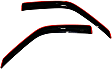 192098 Front, Driver and Passenger Side Window Visor, Smoke