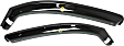 192311 Front, Driver and Passenger Side Window Visor, Smoke