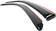 192311 Front, Driver and Passenger Side Window Visor, Smoke
