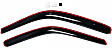 192352 Front Window Visor, Smoke
