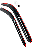 192352 Front Window Visor, Smoke