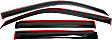 194084 Front and Rear Window Visor, Smoke