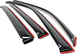 194084 Front and Rear Window Visor, Smoke