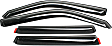 194084 Front and Rear Window Visor, Smoke