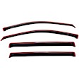 194171 Front and Rear Window Visor, Smoke