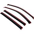 194171 Front and Rear Window Visor, Smoke