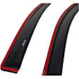 194171 Front and Rear Window Visor, Smoke