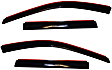194252 Front and Rear Window Visor, Smoke