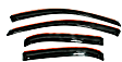 194276 Front and Rear Window Visor, Smoke
