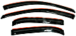 194313 Front and Rear Window Visor, Smoke