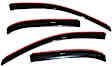 194425 Front and Rear Window Visor, Smoke
