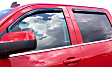 194452 Front and Rear Window Visor, Smoke